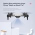 Ky605 Pro Drone With 4k Dual Hd Camera Aerial Photography Quadcopter Professional Wifi Fpv Helicopter Rc Drone Toys Kid Gift KY605 black 1 battery 370g