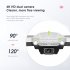Ky605 Pro Drone With 4k Dual Hd Camera Aerial Photography Quadcopter Professional Wifi Fpv Helicopter Rc Drone Toys Kid Gift KY605 black 1 battery 370g