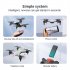 Ky605 Pro Drone With 4k Dual Hd Camera Aerial Photography Quadcopter Professional Wifi Fpv Helicopter Rc Drone Toys Kid Gift KY605 white  1 battery 370g