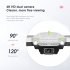 Ky605 Pro Drone With 4k Dual Hd Camera Aerial Photography Quadcopter Professional Wifi Fpv Helicopter Rc Drone Toys Kid Gift KY605 black 3 batteries 410g