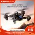 Ky605s Mini Drone with 3 Camera Optical Flow Localization Four Way Automatic Obstacle Avoidance RC Quadcopter Blue