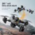 Ky605s Mini Drone with 3 Camera Optical Flow Localization Four Way Automatic Obstacle Avoidance RC Quadcopter Blue