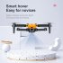 Ky907 Mini Drone with Camera Smart Obstacle Avoidance Folding Remote Control Quadcopter Toys Orange A 2 Batteries