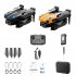 Ky907 Mini Drone with Camera Smart Obstacle Avoidance Folding Remote Control Quadcopter Toys Orange A 2 Batteries
