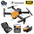 Ky907 Mini Drone with Camera Smart Obstacle Avoidance Folding Remote Control Quadcopter Toys Black B 2 Batteries