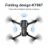 Ky907 Mini Drone with Camera Smart Obstacle Avoidance Folding Remote Control Quadcopter Toys Black B 2 Batteries