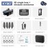 Ky907 Mini Drone with Camera Smart Obstacle Avoidance Folding Remote Control Quadcopter Toys Black A 1 Battery