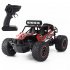 Kyamrc Ky 1601a 1 16 Remote Control Car with Lights Throttle Alloy 2wd High speed Climbing Car for Boys Red
