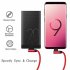 L Shaped Angle Head Type C Fast Charging Cable Data Transmission Cable 1m for Phone black