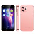 3.0 inch Xs12 Mini Android Smartphone 4G MTK6739CW 4-core 3GB RAM 32GB ROM Android 9.0 Pink