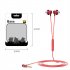 L shaped 3 5mm Headphones 90 Degree Right Angle Plug Stereo Bass Headset Wire Control In ear Earbuds pink
