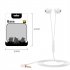 L shaped 3 5mm Headphones 90 Degree Right Angle Plug Stereo Bass Headset Wire Control In ear Earbuds pink