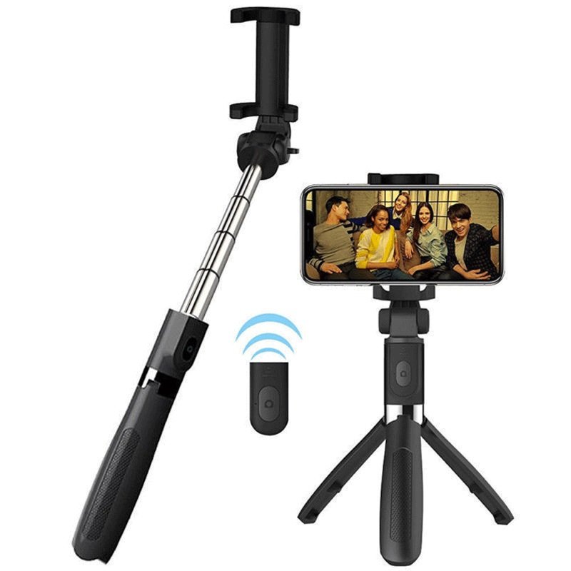 Wholesale L01 Bluetooth Selfie Stick Tripod Wireless Remote Control Phone Stand Universal for iOS Android Cellphone L01 black China