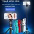 L01 Bluetooth Selfie Stick Tripod Wireless Remote Control Phone Stand Universal for iOS Android Cellphone L01 red