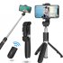 L01s Bluetooth Selfie Stick Universal Camera Artifact Wireless With Remote Control Tripod Live Support L01s white