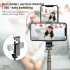L03 Selfie Stick Bluetooth Selfie Tripod Foldable Handheld Monopod Tripod Shutter Remote Camera white