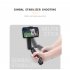 L09 Gimbal Stabilizer With Bluetooth compatible Fill Light Telescopic Selfie Stick Multi function Video Shooting Tripod Black