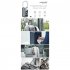 L1 Smart Biometric Fingerprint Lock Usb Rechargeable Anti theft Security Padlock Waterproof For Luggage Case Door silver grey