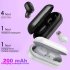 L12 Stable Signal 5 0 Bluetooth compatible  Headset Sports Stereo Mini In ear Wireless Touch Screen Headphones Waterproof Earphones Black