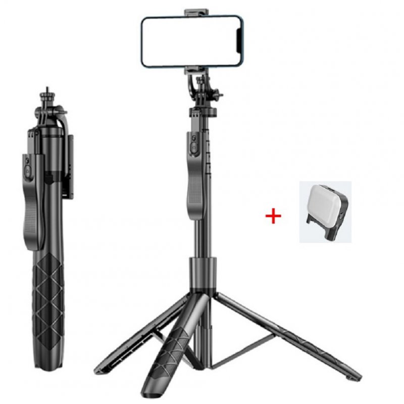 L16 1530mm Wireless Selfie Stick Tripod Foldable Monopod Black