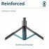 L16 1530mm Wireless Selfie Stick Tripod Foldable Monopod Compatible For Gopro Action Camera Smartphone Balance black Single Light