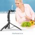 L16 1530mm Wireless Selfie Stick Tripod Foldable Monopod Compatible For Gopro Action Camera Smartphone Balance black Double light