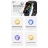 L16pro Smart Bracelet 1 47 Inch Full Touch Large Screen Ip68 Waterproof Heart Rate Monitoring Sports Watches Blue
