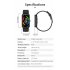 L16pro Smart Bracelet 1 47 Inch Full Touch Large Screen Ip68 Waterproof Heart Rate Monitoring Sports Watches Pink