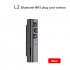 L2 5 0 Bluetooth compatible  Receiver 3 5mm Jack Car Earphone Hifi Wireless Audio Adapter Black