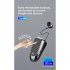 L2 Lavalier Bluetooth compatible Headset Mini Wireless Telescopic Sports Car Earbuds Call Remind Vibration Clip Hands free Earphone Black