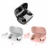 L21 Bluetooth compatible Headset 5 0 In ear 3d Stereo Surround Sound Wireless Earphone With 350mah Charging Box Sweat proof Design black