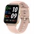L21 Bluetooth compatible Calling Smart Watch 1 69 inch Full Touch screen Voice Assistant Blood Pressure Heart Rate Monitoring Smartwatch pink