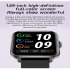 L21 Bluetooth compatible Calling Smart Watch 1 69 inch Full Touch screen Voice Assistant Blood Pressure Heart Rate Monitoring Smartwatch black