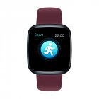 Original ZEBLAZE Crystal 3 Smartwatch WR IP67 IPS Color Display Heart Rate Blood Pressure Long Battery Life Smart Watch red