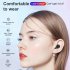 L21pro Wireless Bluetooth Headset Comfortable Sweatproof Earphones Pink