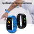 L2B38 B06 Sports Wristband Heart Rate Monitor Smart Band Blood Pressure Steps Calories Mileage Tracker Fitness Bracelet Orange