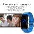 L2B38 B06 Sports Wristband Heart Rate Monitor Smart Band Blood Pressure Steps Calories Mileage Tracker Fitness Bracelet Orange
