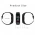 L2B38 B06 Sports Wristband Heart Rate Monitor Smart Band Blood Pressure Steps Calories Mileage Tracker Fitness Bracelet Orange