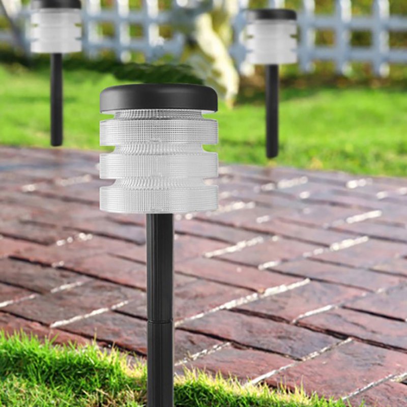 2pcs Solar Led Sensor Lawn Light Outdoor Waterproof Landscape Decoration Night Lamp