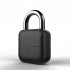 L3 Smart Fingerprint Lock Waterproof Anti theft Security Padlock For Warehouse Door Dormitory Locker Bicycle black