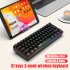 L500 Wired Wireless Connection Gaming Keyboard 61 Keys Compact Computer Keyboard Type C Connection Mechanical Keyboard With Dynamic RGB Backlight Keyboard For P