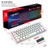 L500 Wired Wireless Connection Gaming Keyboard 61 Keys Compact Computer Keyboard Type C Connection Mechanical Keyboard With Dynamic RGB Backlight Keyboard For P