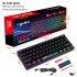 L500 Wired Wireless Connection Gaming Keyboard 61 Keys Compact Computer Keyboard Type C Connection Mechanical Keyboard With Dynamic RGB Backlight Keyboard For P