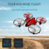 L6082 DIY All in One Air Genius Drone 3 Mode With Fixed Wing Glider Attitude Hold RC Quadcopter RTF red Double battery