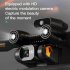 L632 Rc Drone Brushless Obstacle Avoidance 4k Dual Camera Aerial Photography Rc Aircraft Black 2 Batteries