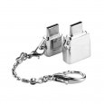 Metal USB Type C Converts Adapter with Keycha
