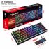 L700 61 Keys Gaming Mechanical Keyboard 12 Lighting Modes Usb Wire controlled Keyboard for Game Laptop PC Black