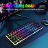 L700 61 Keys Gaming Mechanical Keyboard 12 Lighting Modes Usb Wire controlled Keyboard for Game Laptop PC Black
