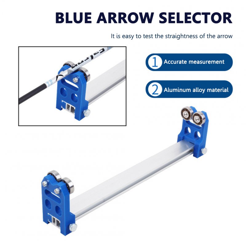 Arrows Straightness Detector Aluminum Alloy Accurate Measurement Arrows Shaft Straightness Tester 