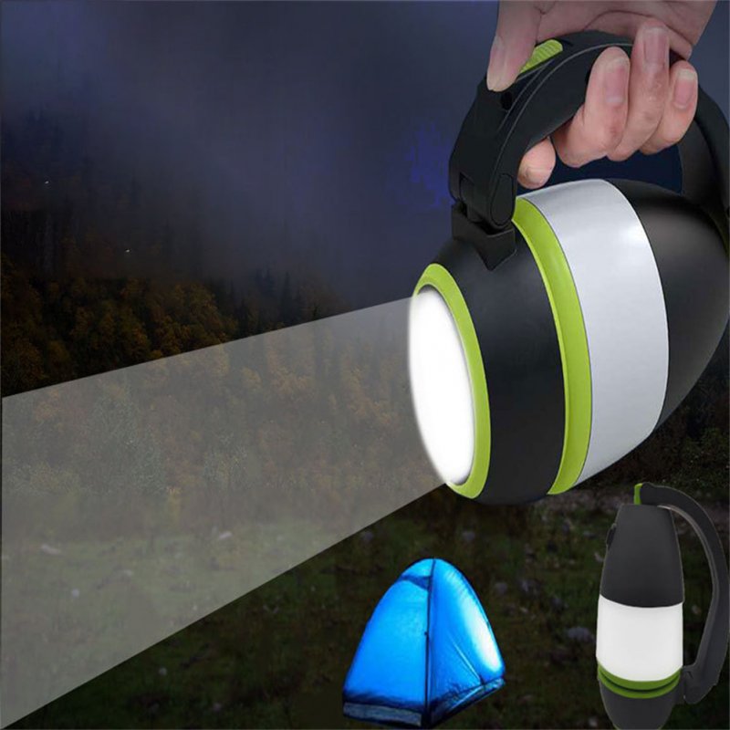 3-in-1 Portable Camping Light 1500 Mah 3 Modes Usb Rechargeable Outdoor Tent Lamp Emergency Light 